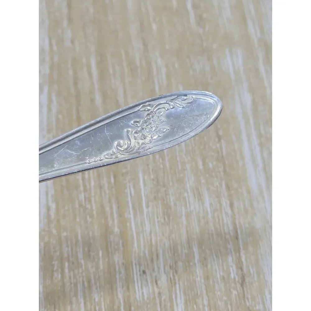Tudor Plate Queen Bess Iced Tea Spoon Oneida Community Silverplate Flatware